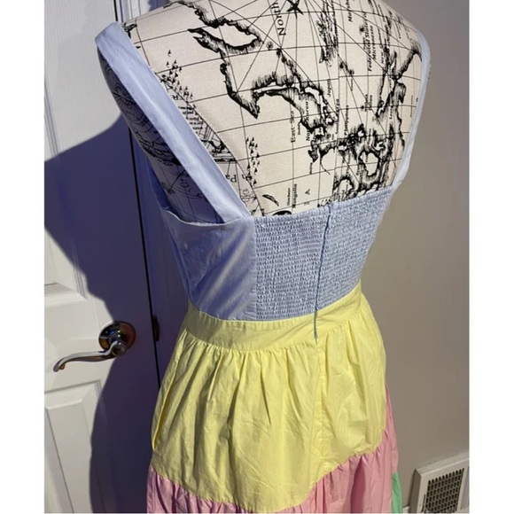 English Factory Color Block Midi / Maxi Dress - Picture 10 of 11